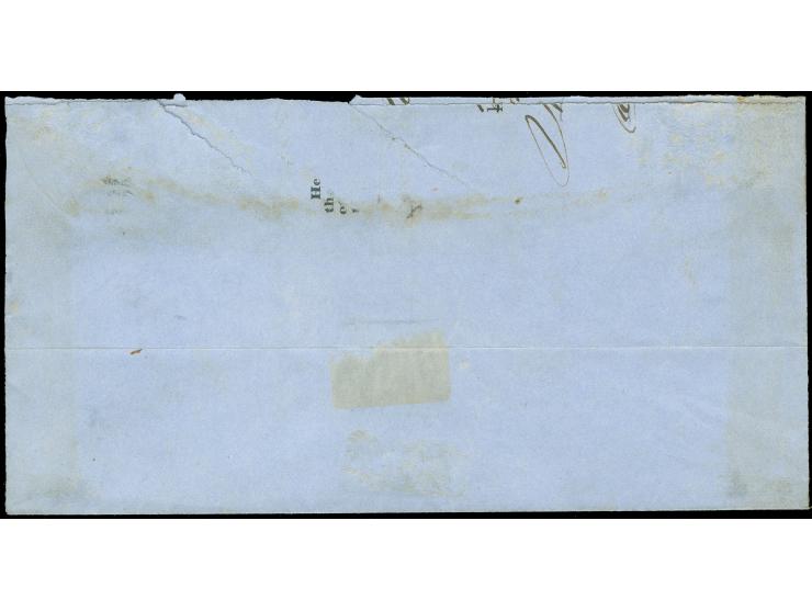 1862, 10 c. light blue, Paterson. Large margins all around, tied by "Richmon d Va. OCT/22 1862" circular datestamp to cover, 