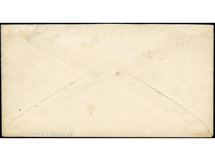 1862, 10 c. blue, Paterson. Large margins incl. sheet margin at left, tiny flaw on top left, tied by "MOBILE ALA. 20/Sep. 186
