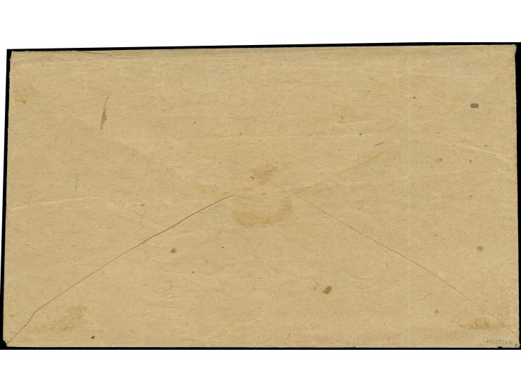 1861, 5 c. green, huge to ample margins all around, remarkably fresh example on bright paper, tied by blue “Greensborough, N.
