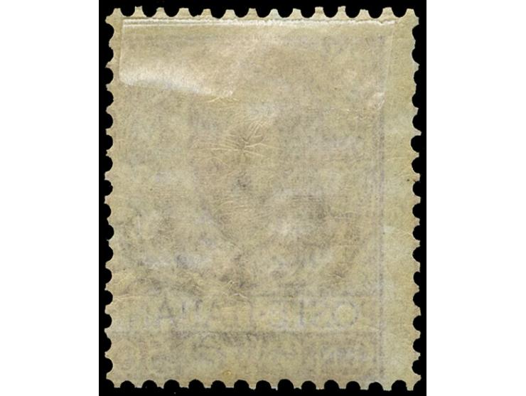 1900, 50 c. violet, unused with original gum, fresh color, fine (Sassone 1.100). (Sassone 76)