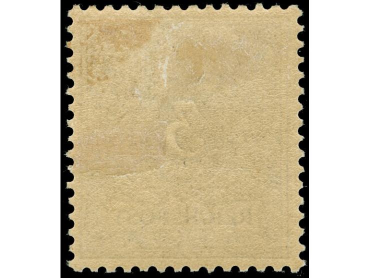 1889/1900, Krone/Adler, Netzprobe 3 Pfennig rotbraun auf dunkelorange, ungebraucht, Fotobefund Jäschke-L. BPP (2017)