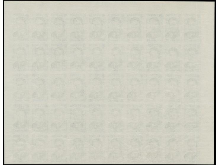 1985, CEPT 2,10 fr. and 3 fr. in imperforated sheets of 50, mint never hinged (Yvert 2366-67, 4500,-)