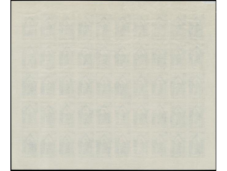 1985, CEPT 2,10 fr. and 3 fr. in imperforated sheets of 50, mint never hinged (Yvert 2366-67, 4500,-)