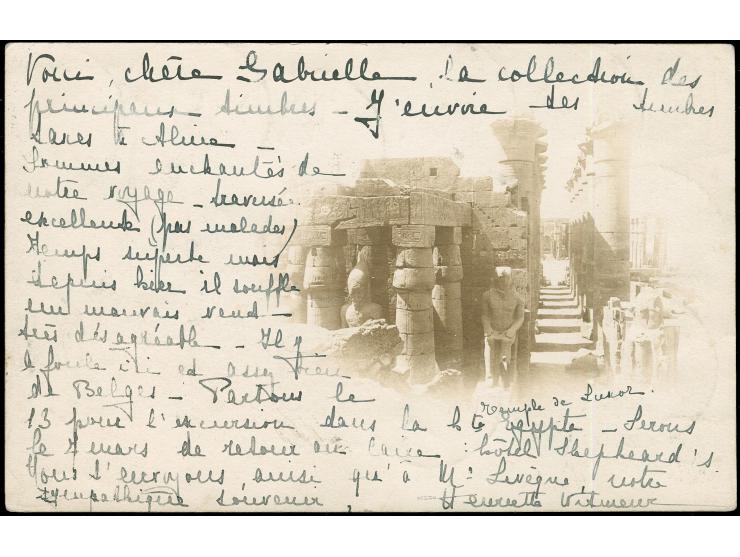 1906, Pyramides eight different values up to 10 pia. violet including 5 mill. carmine, performing a scarce mix tied by CAIRO 