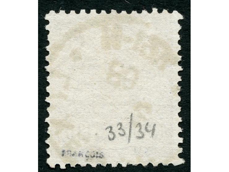 1875, Coat of Arms 30c dull rose, perf 13, clear Luxembourg cds., fresh and fine. (Scott 37)