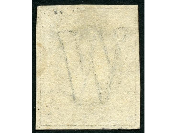 1852, 10 c. grey-black, thick paper, clear to good margins, cancelled by Losanges de Ettelbruck, fine.
