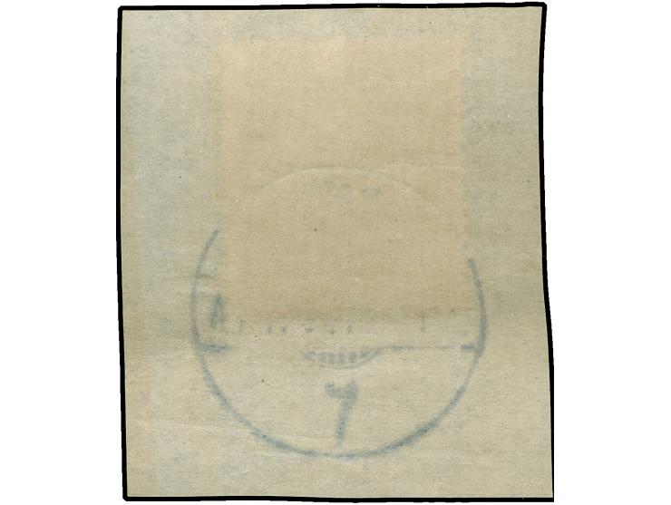 1918, ‘BATUM 2’  all arabic circular ds. in black (Coles &amp; Walker fig.B2/2) on piece bearing postage due 1 pia. blue, fin