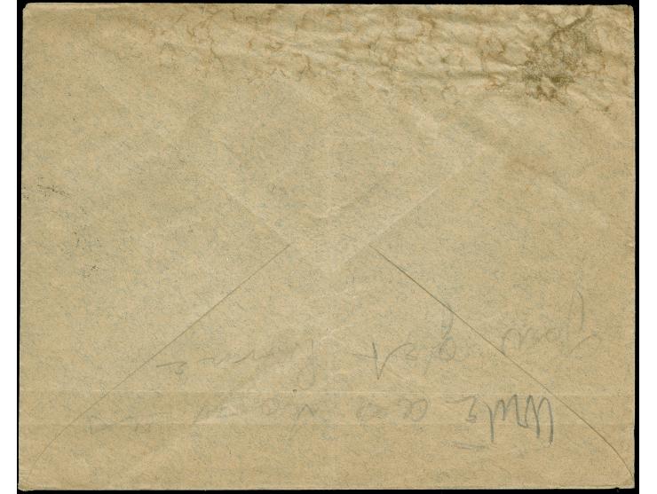 1898, war tax stamp 2 c.  on 2 m. orange, surcharged 'Impuesto de Guerra' tied by "Admon. Central / Puerto Rico / 6 Oct. 98" 
