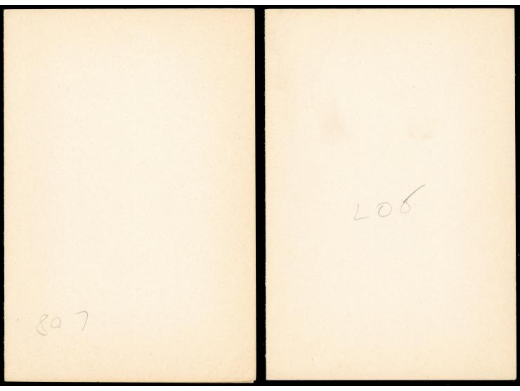 1971, Ryukyus, Toy Pony 7 Postal stationery Cards. ´Kai Tei´ (revalued) 2 cent surcharge on 1½ cent unused and cancelled to o