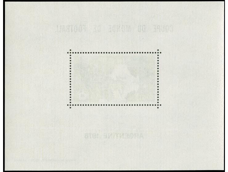 1978, foodball world championship, special souvenir sheet, mnh (Mi. 300,-)
