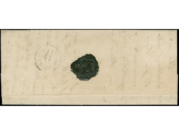 "VENEZIA 11/11", EKr., sauber auf Österreich 1860, 5 Kreuzer auf kleinem Faltbrief nach Castel Franco. Die Adresse nachgezoge