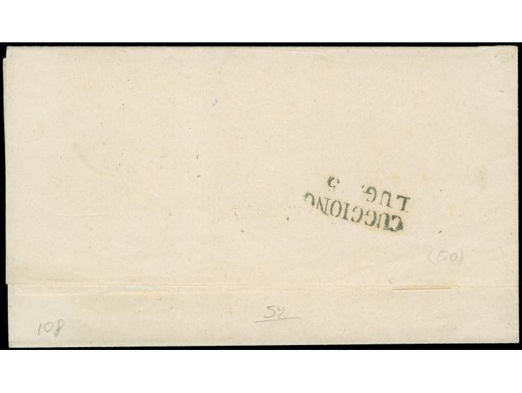 "MILANO 2/7", EKr., nebengesetzt auf Briefhülle mit Stempelmarke 15 Centesimi, entwertet durch Federkreuz mit Datum "5/7/56",