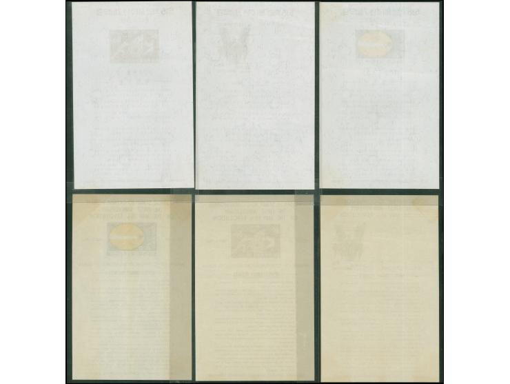 1962, revolution six s/s sets, inscriptions hangul and english, very fine.
