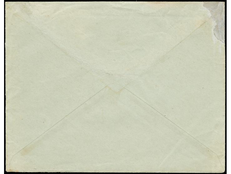 1909, Stampless cover from Alexandrie / Egypt with maritime content, to Chio Greece with red oval "LA PHOCEENNE - SOCIETE ANO