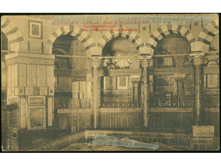 1916, PALÄSTINA / SINAI Expedition 1916, 1. EXPEDITIONSKORPS 1.9.1916, Feldpostkarte der Militär-Mission, der Absender bei de