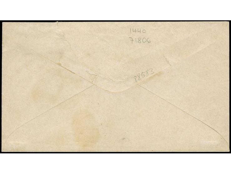 1873, TRÜLLIKON 25/VI, Zwergstempel in schwarz (AW Gr. 138) sehr klar auf Ganzsache 5 C braun mit Zusatzfrankatur 10 C rot, a