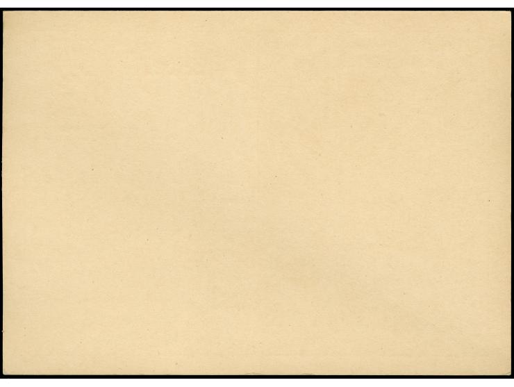 1938, unverausgabte Karte 6 Rpf mit Hakenkreuz auf 12 Gr., ungebraucht