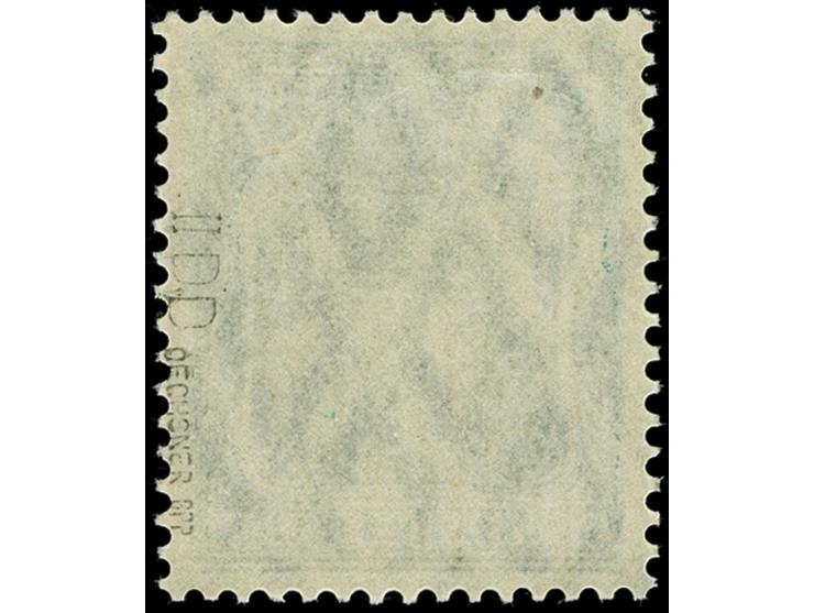 Kriegsdruck 5 Pfg. mit deutlichem Doppeldruck, ungebraucht, signiert Oechsner BPP