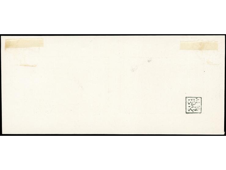 1920, Essay von Geiger für den amtlichen Wettbewerb, Zusammendruck 300 M. + &nbsp;5M. auf weißem Kreidepapier, ungezähnt. Aus