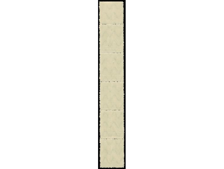 1920, Bayern Abschied Aufdruck-Essais "Deutsches Reich" auf 5 Pfg. im senkrechten Oberrand-5er-Streifen mit verschiedenen Auf