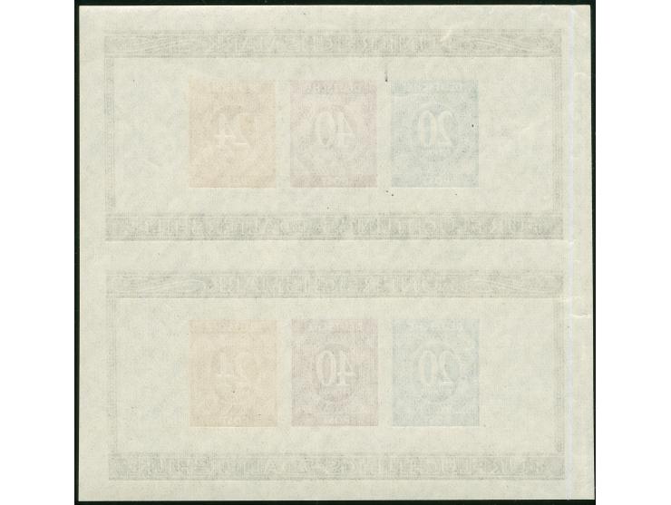 Altershilfeblock geschnitten, senkrechtes Paar, postfrisch (Mi. 900,-)