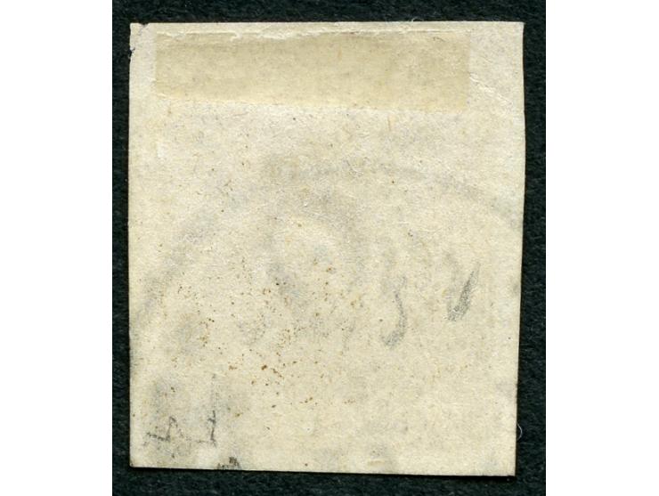 1878, Lion 5 kran gold, Type A,&nbsp;used with clear part cancellation of Teheran 27/1, beautiful fresh colour and good to la