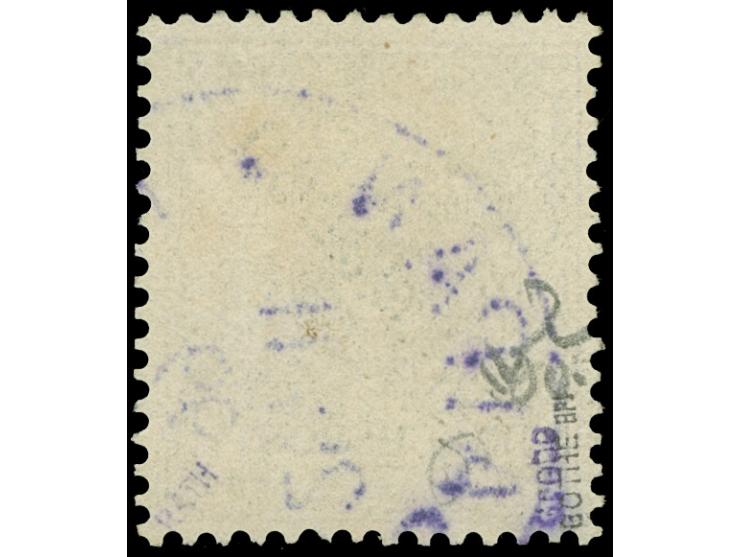 3 Pfg. mit sauberem violetten Stempel "SAIPAN 29/11 99". Unten unauffällige kleine Nachzähnung, sonst einwandfrei. Signiert G