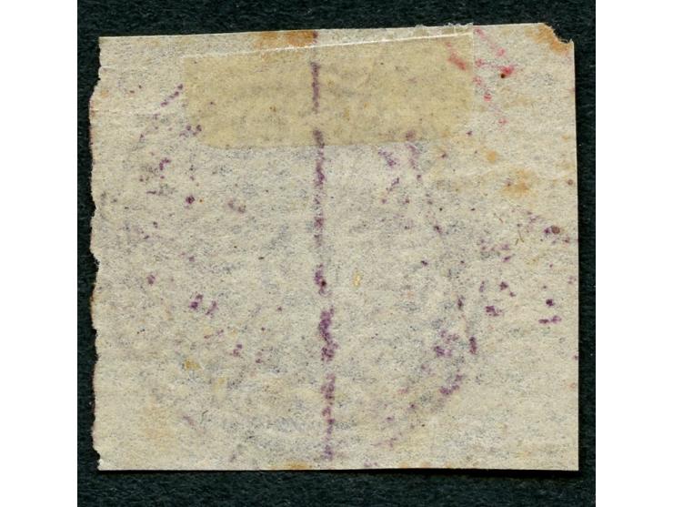 1867, Jammu &amp; Kashmir: Reprint of 1 a. in violet, made by using the original printing block, fine. Nanjee recorded them a