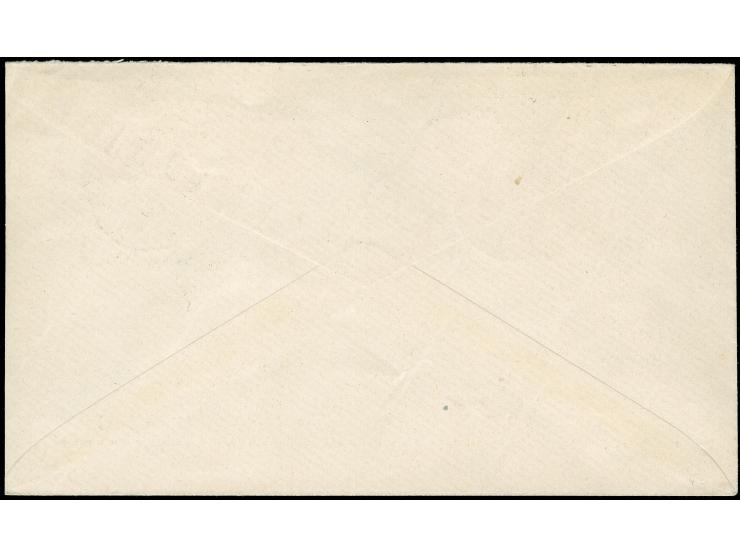 1900, Kaiseryacht 5 Pfg., zwei Einzelwerte, auf portogerechtem Brief von “APIA (SAMOA) 20.1.09” mit Vordruck “SAMOANISCHE ZEI