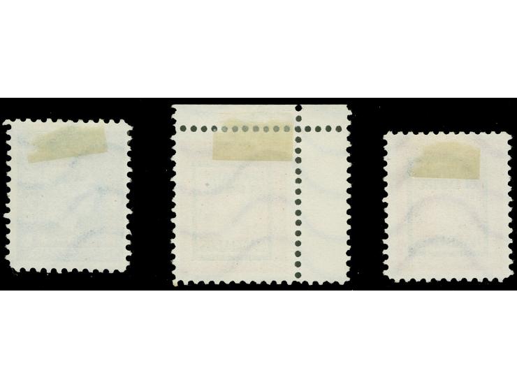DEUTSCHE FÄLSCHUNGEN FÜR GROẞBRITANNIEN: 1944, Liquidation of Empire “BARBADOS” 1 p. und 2 p.- 2 ½ p., ohne Gummi, 2 p. mit Z