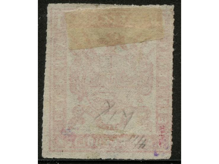 1870, Typographed by Adolph Otto in Gustrow, Mecklenburg-Schwerin: 1 d. light brick-red, clear impression, rouletted 15½-16 o