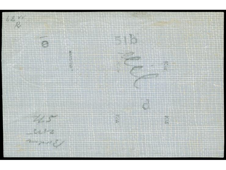 1890/1891, 2 M. dunkelrotkarmin, drei Exemplare 50 Pfg. lebhaftrötlichbraun, sowie 10 Pfg. lebhaftlilarot, sauber gestempelt 
