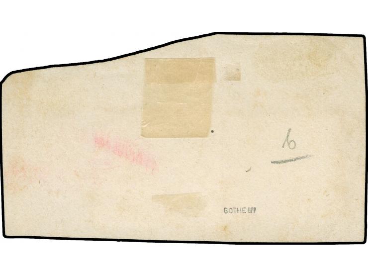 1890/1901, Krone/Adler 20 Pfg. violettultramarin, zusammen mit China Lokalausgabe Chefoo auf Briefstück, je sauber entwertet,