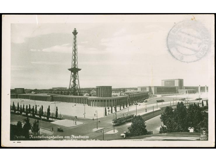 1949, Goethe 20 Pfg. und Bauten 50 Pfg. mit Sonderstempel “BERLIN-CHARLOTTENBURG 27.5.50” als tarifgerechte Frankatur auf Luf