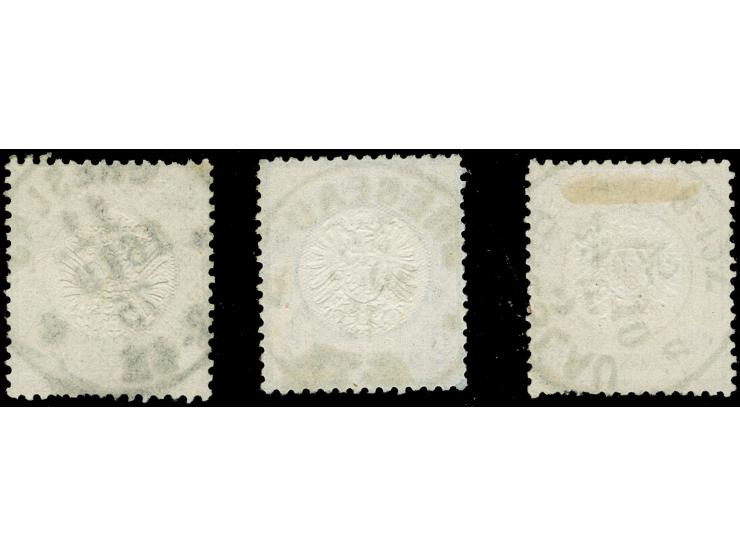 “BRESLAU 2*a 29.10.75”, “BRESLAU 3*b 30.6.75” &nbsp;und “BRESLAU 11*a 16.9.75”, drei klare und fast kpl. Abschläge auf großer
