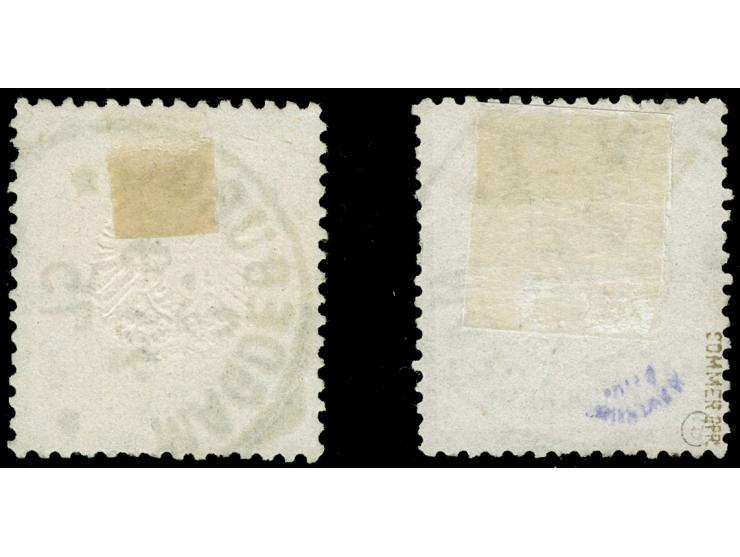 “MAGDEBURG” mit Postamts-Nummern “1-4" und Datem vom 2.8. bis 20.9.75, vier klare Abschläge auf großer Schild 2 Gr. (2x), 5 G