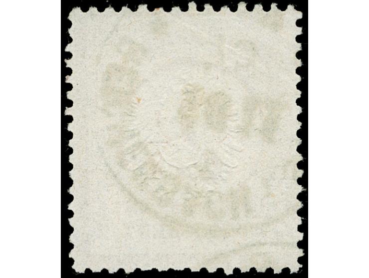 “REICHENBACH I. SCHL. 1** 16.11.75” klarer, fast kpl. Abschlag auf 2½ auf 2½ Gr. braunorange. Die farbfrische Marke ist deutl