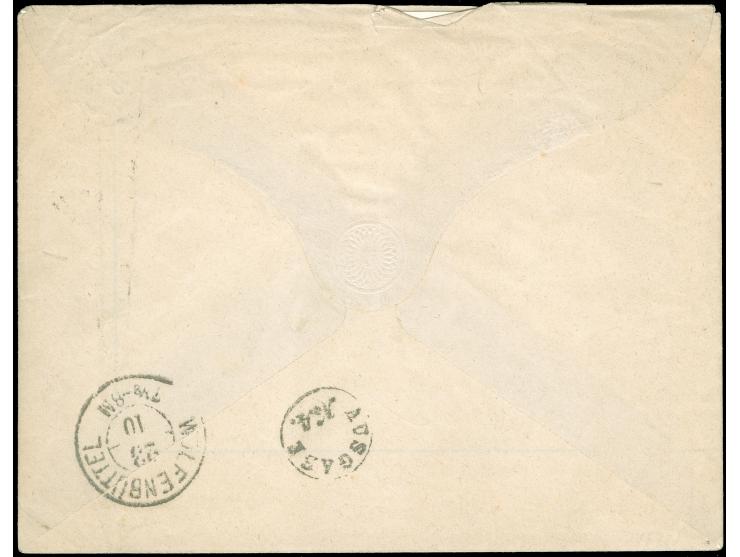 “BERLIN NW. 6 *b 22.10.75” klar auf Ganzsachenumschlag 1 Gr. im Großformat nach Wolfenbüttel mit Ankunftsstempel. Der Umschla
