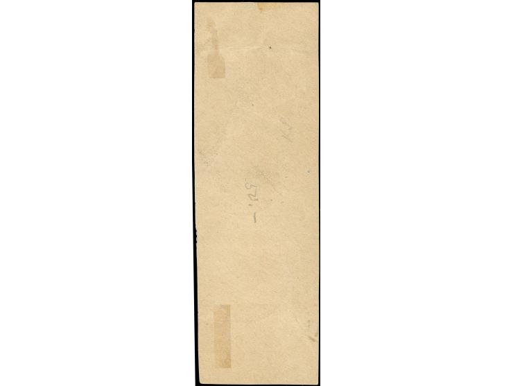 “BREMEN 3 ** 8.9.75” mehrfach klar auf Ausgabe 1874 2½ auf 2½ Gr. und zwei Einzelwerte 20 Pfge auf Briefstück mit beschnitten