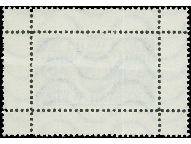 DEUTSCHE FÄLSCHUNGEN FÜR GROẞBRITANNIEN: 1944, Stalin ½ p. schwärzlichgrün, Zwischenstegansatz rundum, ungebraucht, ohne Gumm