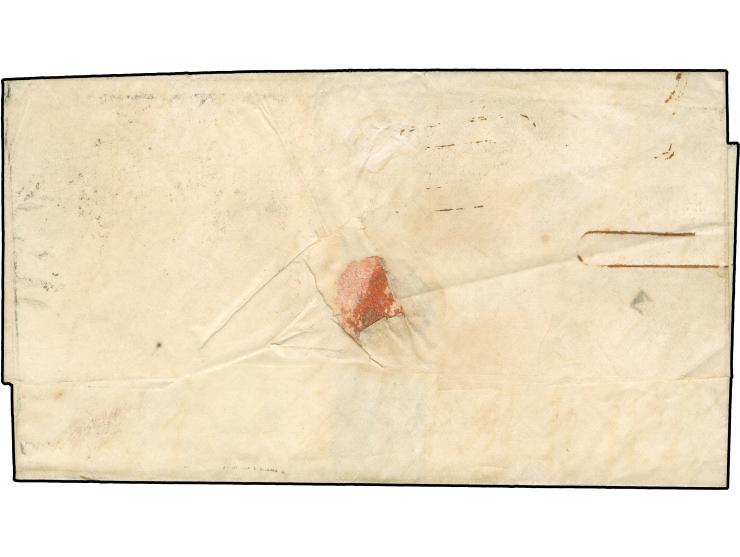 1870, Destination URUGUAY: 1 sh. green tied by LONDON EC X NO/21/70 -´97´ duplex to entire to Montevideo, red circle “PP” alo
