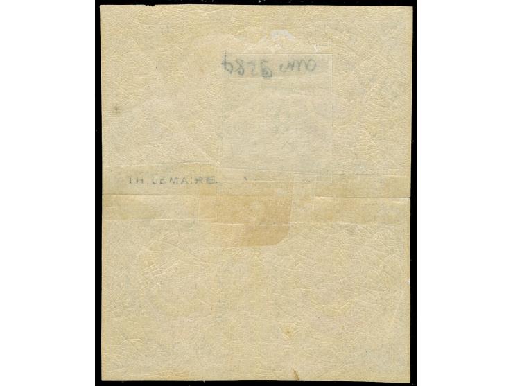 1865, Star &amp; Crescent (Duloz), 25 piaster orange-red imperf rejoined block of four mint hinged with full original gum, la