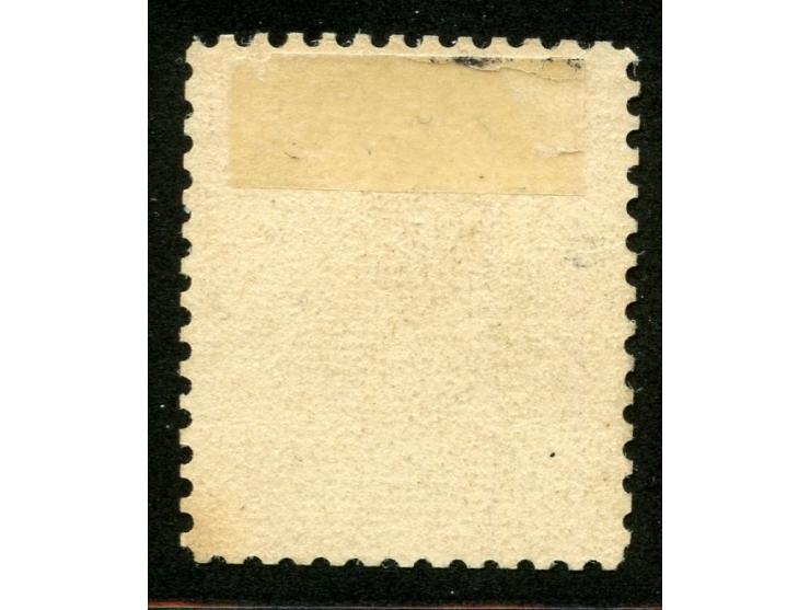 1865, Star &amp; Crescent (Duloz), 25 piaster orange-red, colour trial proof on cardboard, perforation 12½, very fine and sca