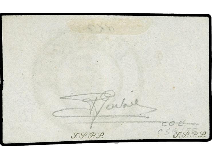 12½ c. rose, horizontal pair, clear to large margins, used by small c.d.s. of Luxemburg. Signed Goebel and FSPL&nbsp;