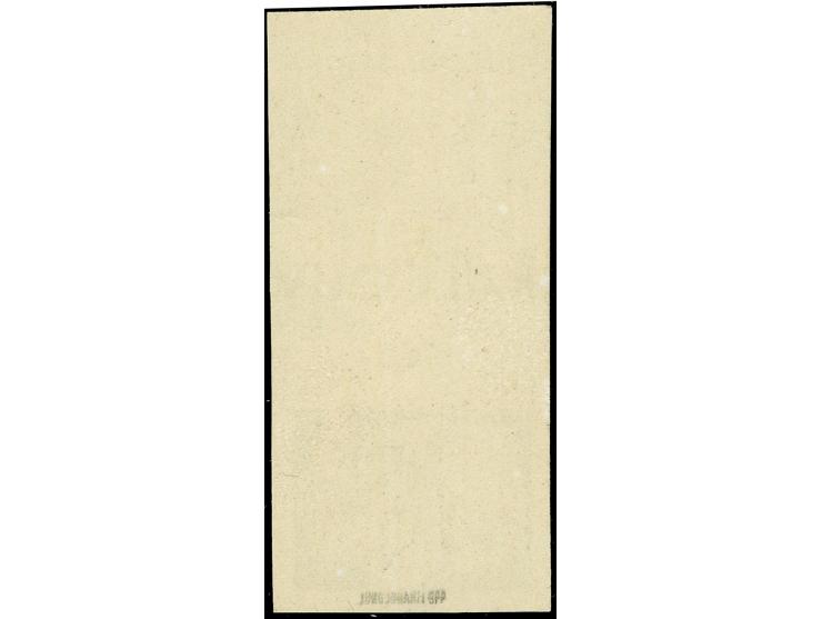 1940, Dienstmarken im Kleinformat, 6 Gr. schwarzlila, ungezähnter Probedruck ohne Werteindruck, postfrisch, tadellos, sign. J