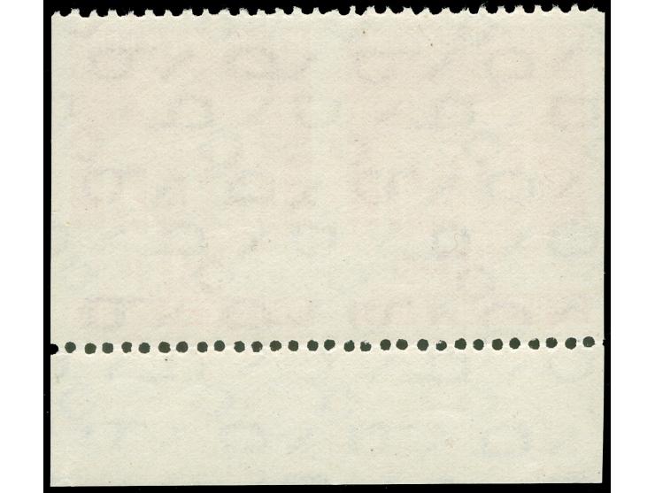 1948, Berlin-Hilfe, 20 Pfg., senkrecht ungezähnt als waagerechtes Unterrandpaar, postfrisch, tadellos&nbsp;
