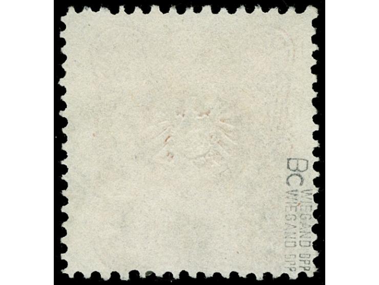 1880, Pfennig, 25 Pfg. orangebraun, breite Marke Format B, gestempelt, tadellos, doppelt sign. Wiegand BPP