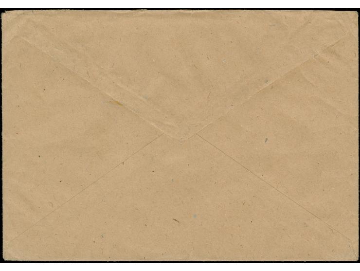 1949, Grünaufdruck 5 und 10 Pfg. mit Stempel “BERLIN-CHARLOTTENBURG 9 15.11.49” als zusätzliche Nachsendefrankatur auf Ortsbr