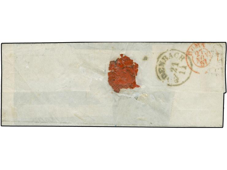 5 Ngr. ziegelrot und 1851/63, Wappen 3 Pfg. grün, beide leicht berührt, &nbsp;mit Nr. "2" und nebengesetztem DKr. "LEIPZIG 20