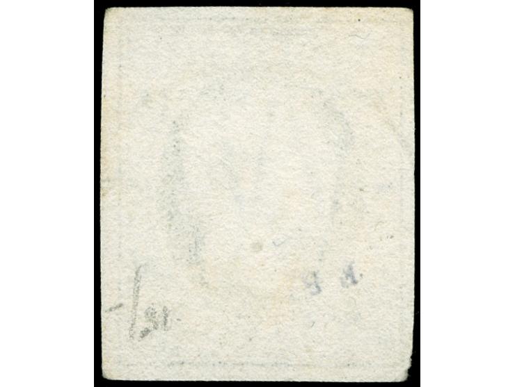 Clervaux, target cancel on 1852, 10 c. deep black, vf, opinion Böttger BPP